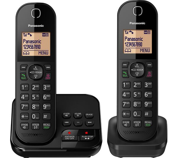 Panasonic KX-TGC422 Twin Cordless Phone with Answering Machine