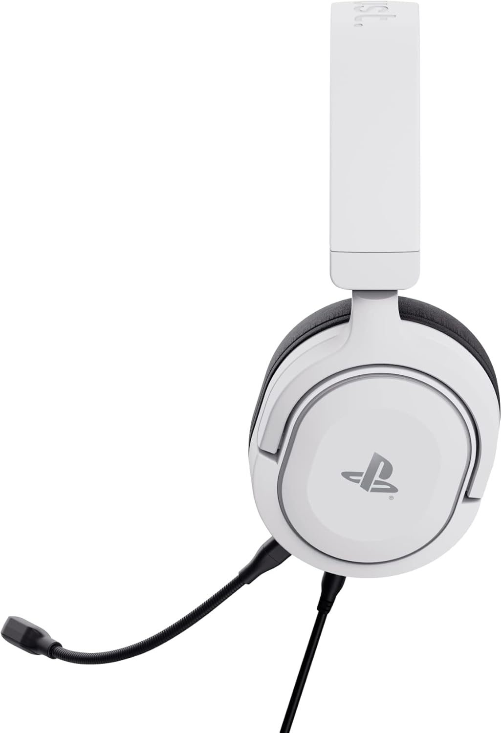 GXT 498W Forta on-ear volume wheel and mute button detail