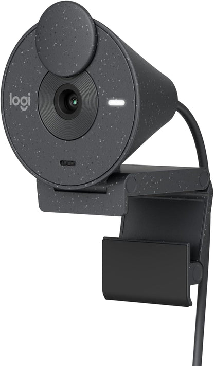 Logitech webcam on a white background