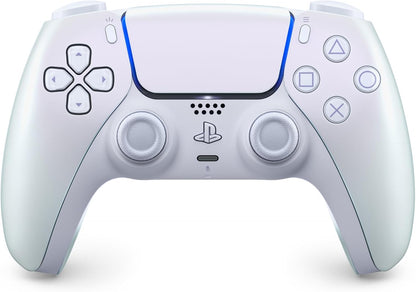 PS5 DualSense Chroma Pearl iridescent finish angled view