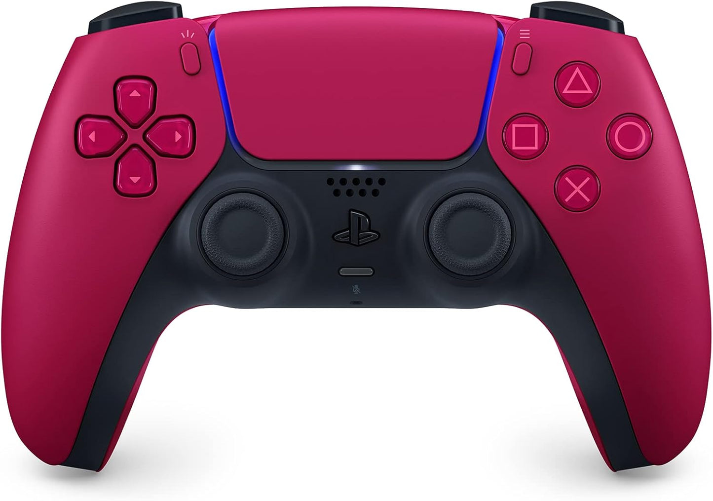 PS5 DualSense Cosmic Red controller side profile with adaptive triggers