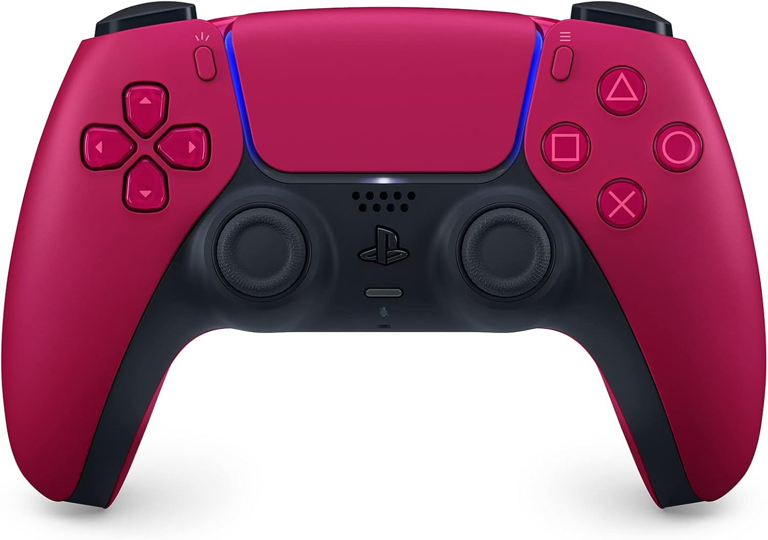PS5 DualSense Cosmic Red controller side profile with adaptive triggers