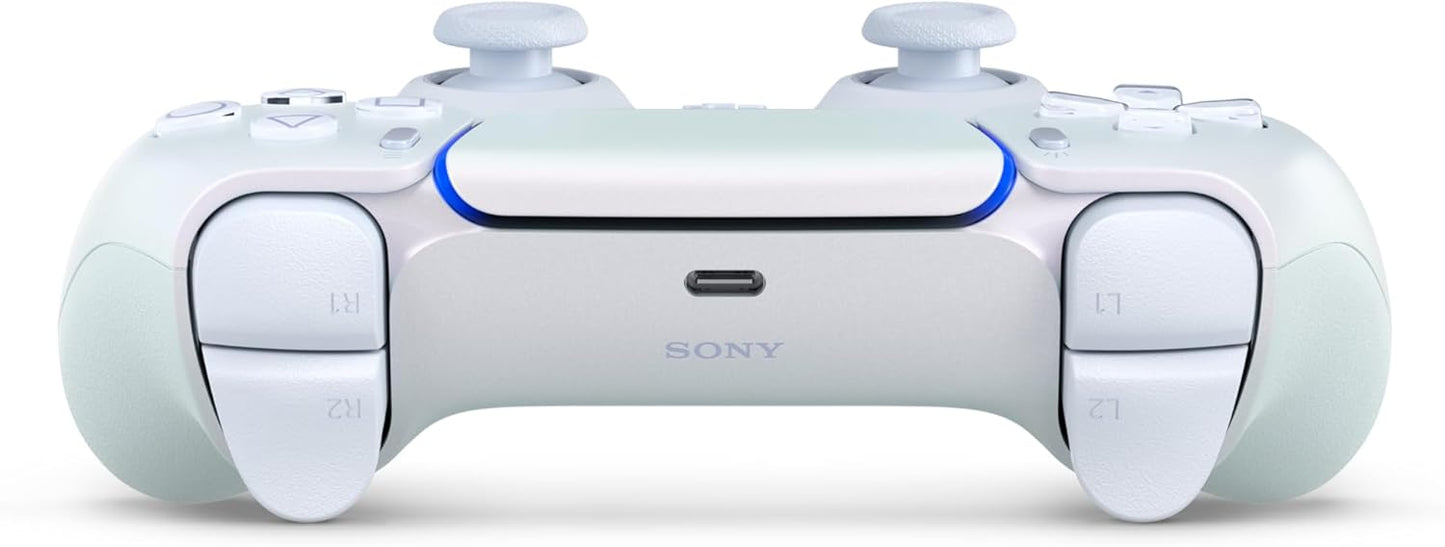 Sony DualSense Chroma Pearl PS5 controller back with USB-C port