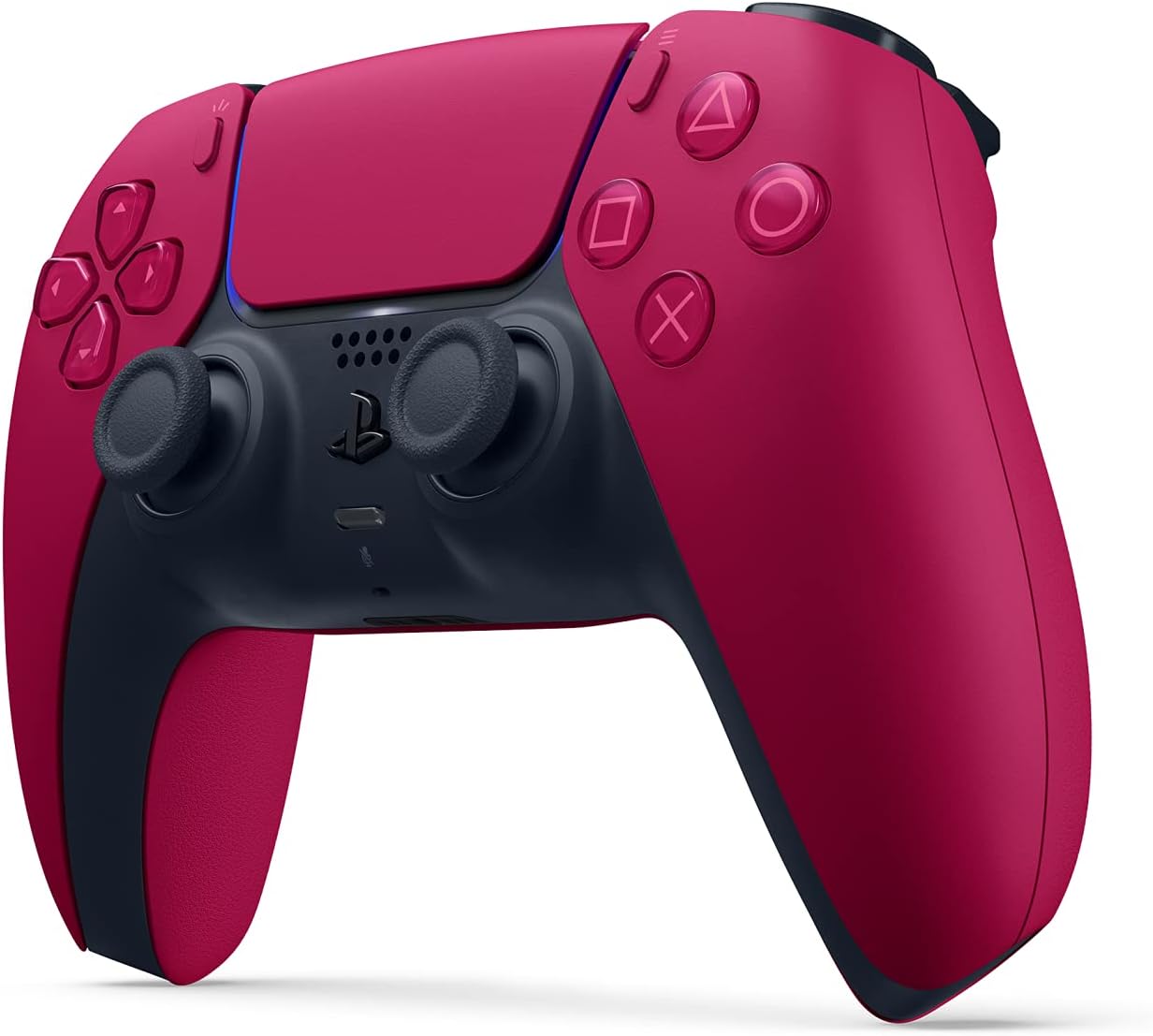 Sony DualSense PS5 controller back view USB-C port and grip detail