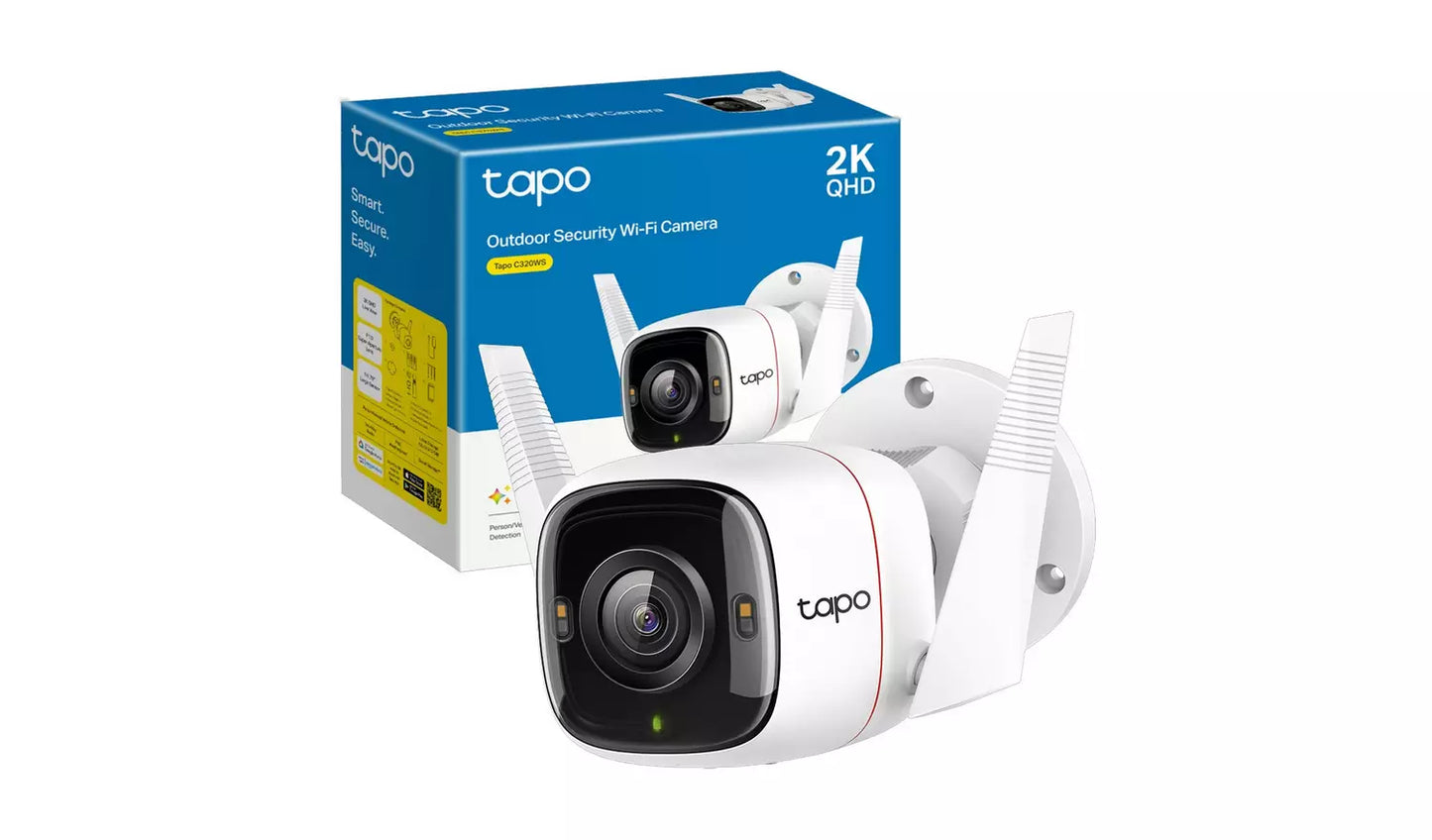 TP-Link Tapo C320WS 2K QHD outdoor security Wi-Fi camera with retail box