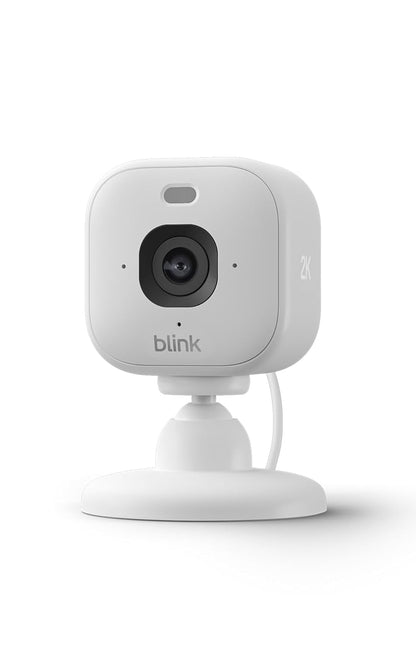 Blink Mini 2K+ Indoor Security Camera with Color Night Vision