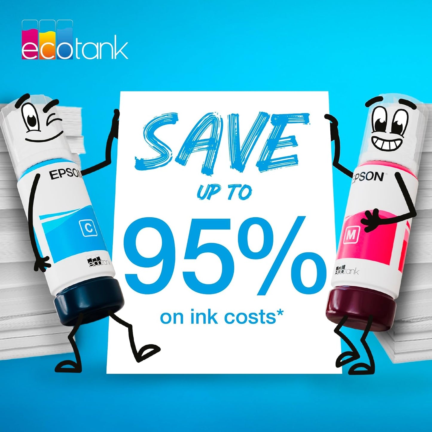 Epson 104 EcoTank Multipack – Genuine CMYK Ink Bottles (4-Pack)